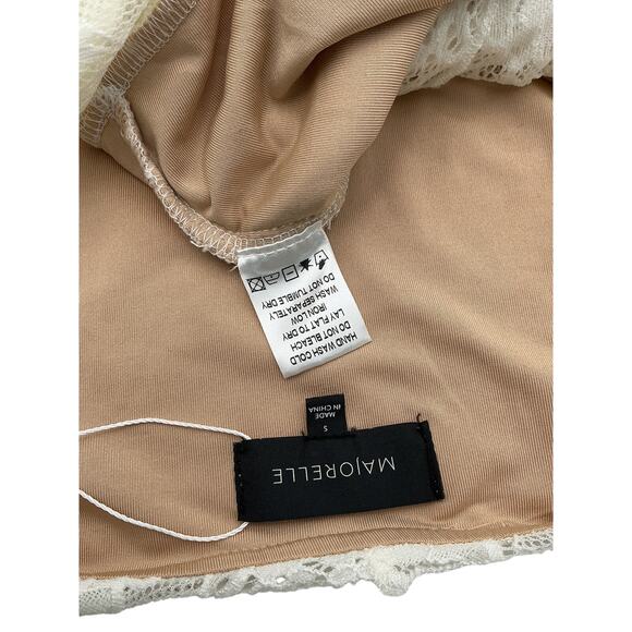 Majorelle 'Lucia' White Nylon Mini Dress Size S - Picture 4 of 4